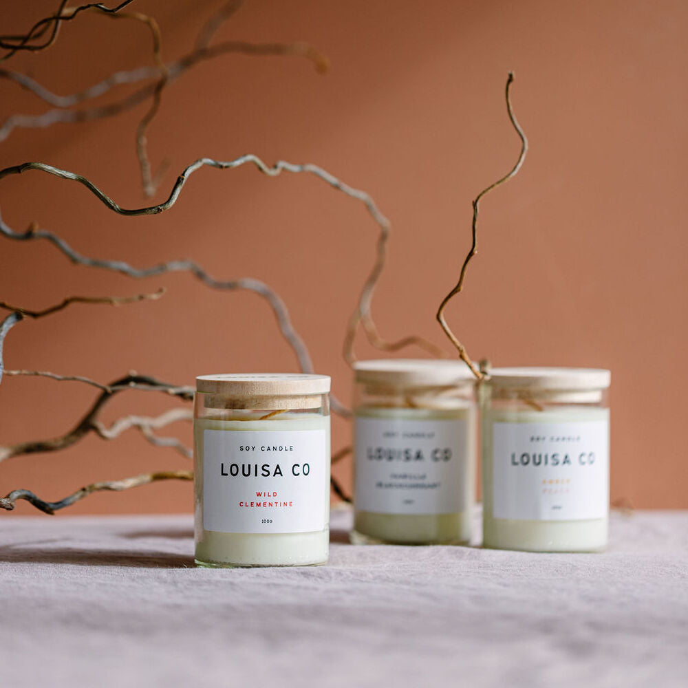 LOUISA CO - Natural Soy Wax Candles